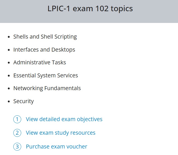 آزمون LPIC1-102